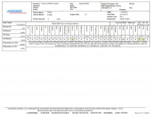 Az olajvizsgálat eredménye